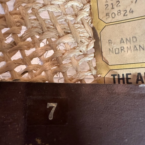 Vintage American Hat Co. Tumble Weave Cowboy Hat Size 7 - Picture 9 of 12